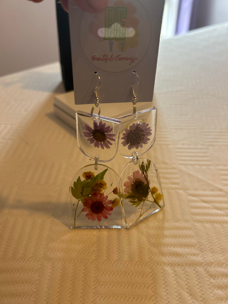 Multicolored WildFlower Earrings